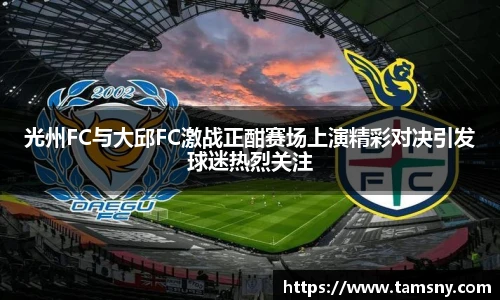 光州FC与大邱FC激战正酣赛场上演精彩对决引发球迷热烈关注